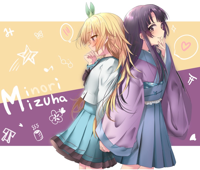hasegawa mii and ichikishima mizuha (re:stage!) drawn by 80mph
