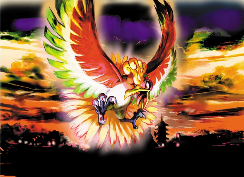 ho-oh (pokemon and 1 more) drawn by kawaguchi_youhei