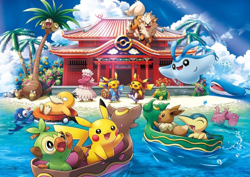 pikachu, eevee, cyndaquil, popplio, grookey, and 10 more (pokemon)