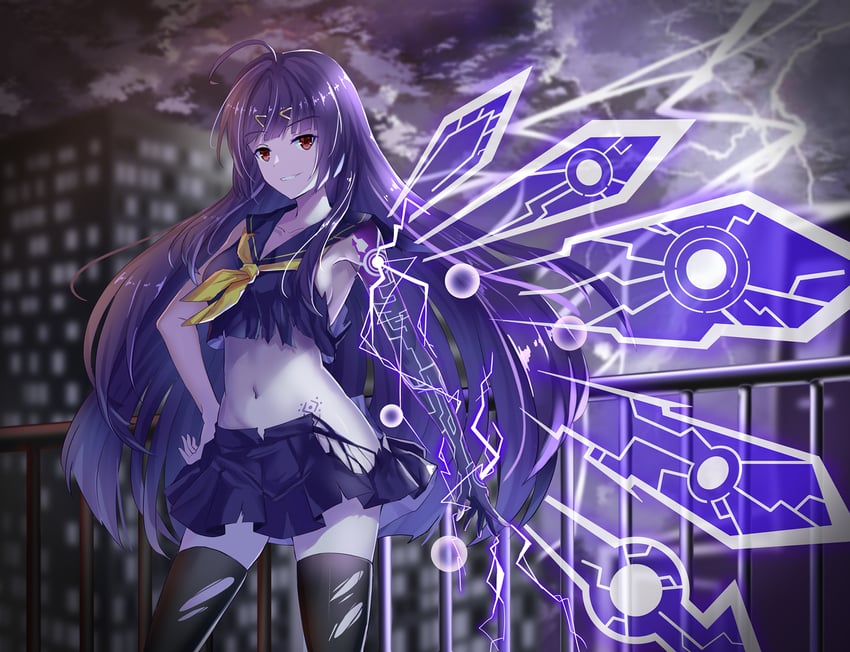 raiden mei (honkai and 1 more) drawn by shaoxiao