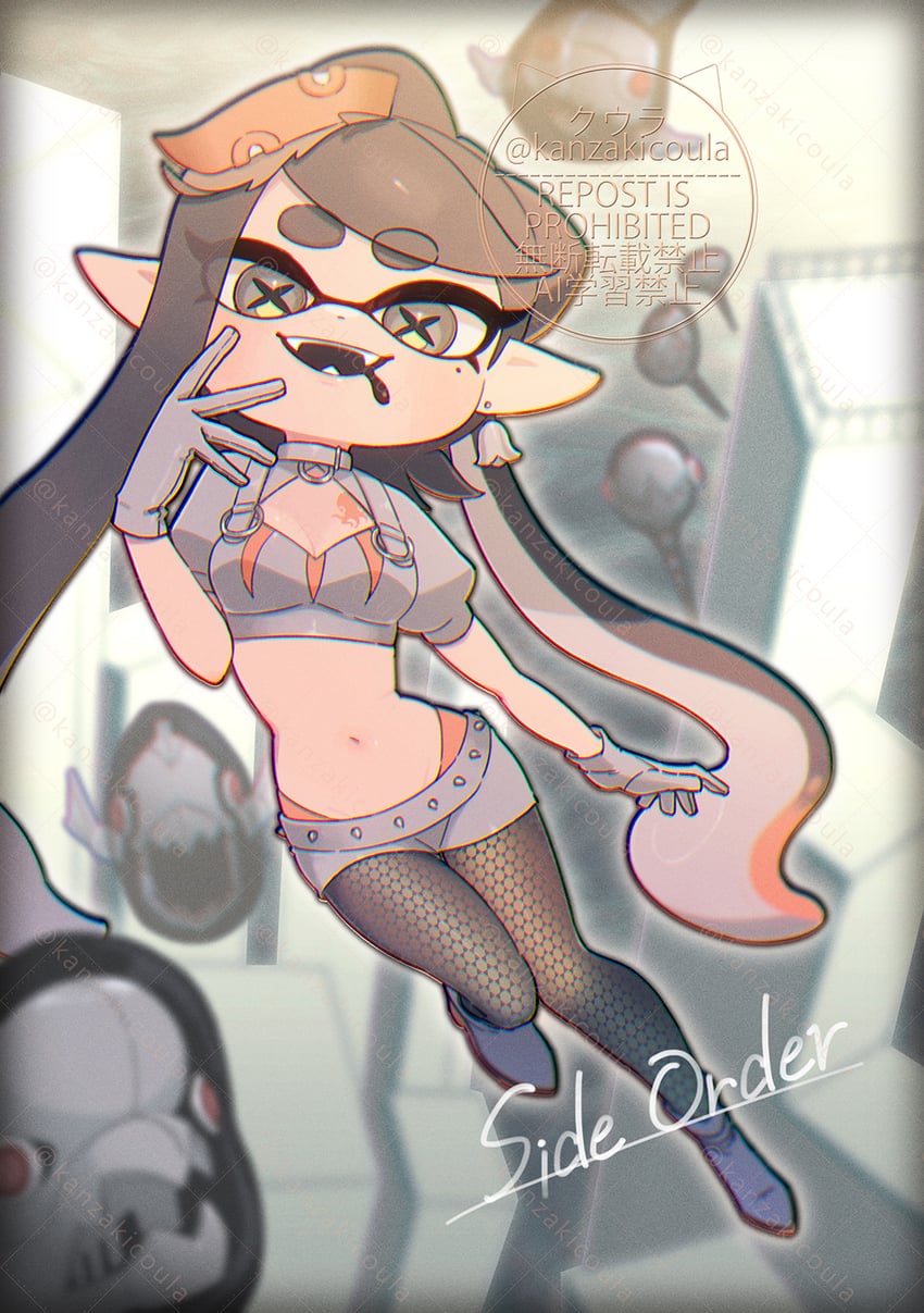 callie, marching andante, and battering lento (splatoon and 2 more) drawn by coula_cat