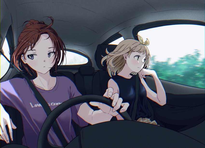 nakagawa natsuki and yoshikawa yuuko (hibike! euphonium) drawn by hasisisissy