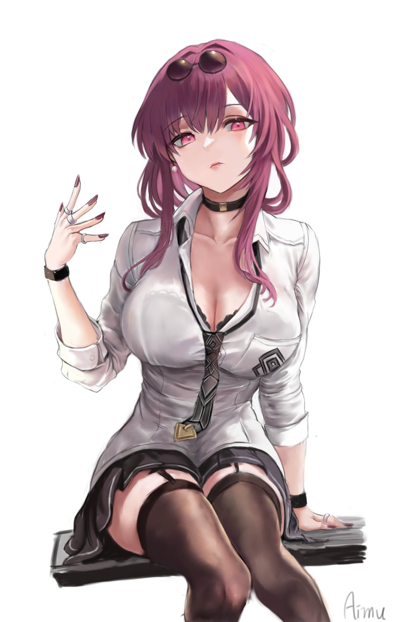 kafka (honkai and 1 more) drawn by aimu_(angry9565)