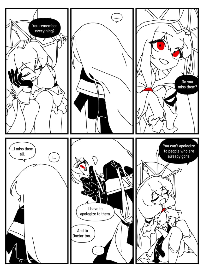 skadi, skadi the corrupting heart, and ishar-mla (arknights) drawn by xity