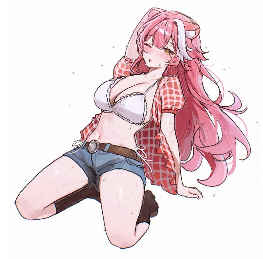 raora panthera (hololive and 1 more) drawn by miyuchiq