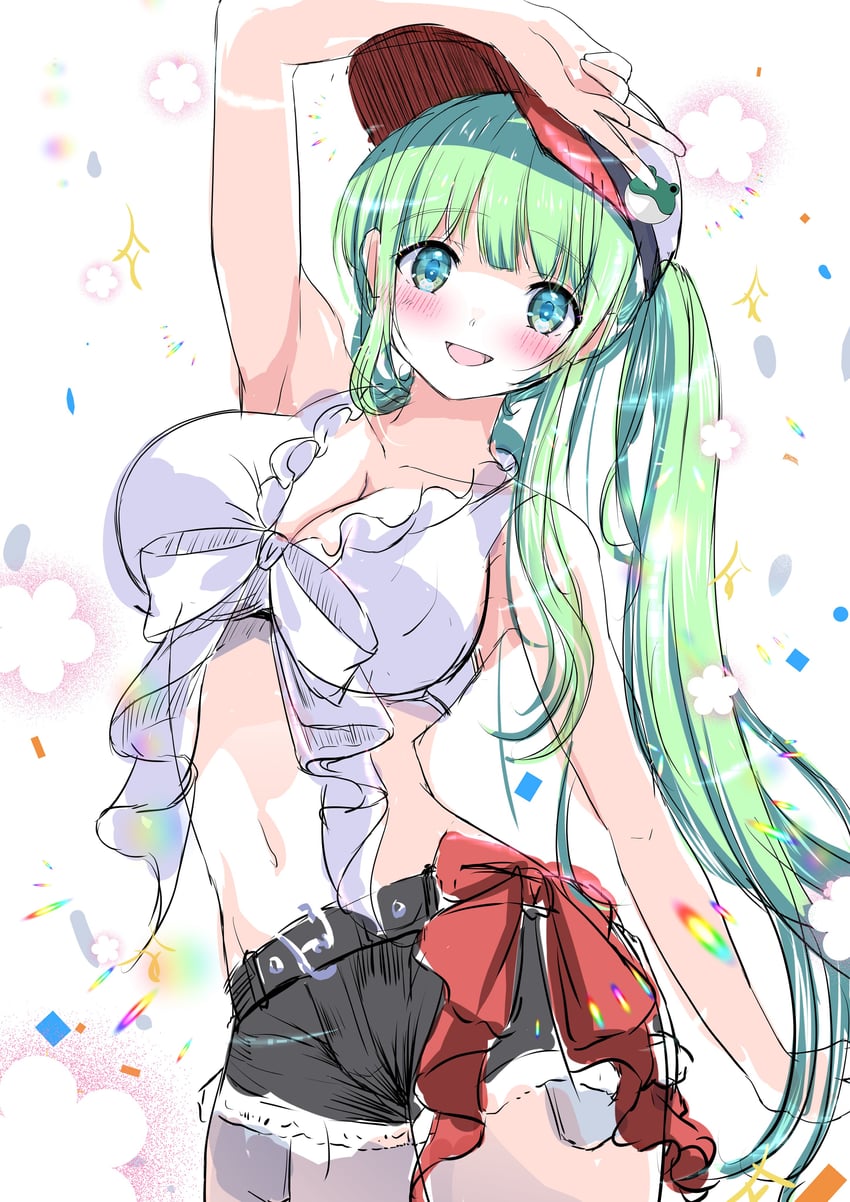kochiya sanae (touhou and 1 more) drawn by tomo_(uguisu-tei)