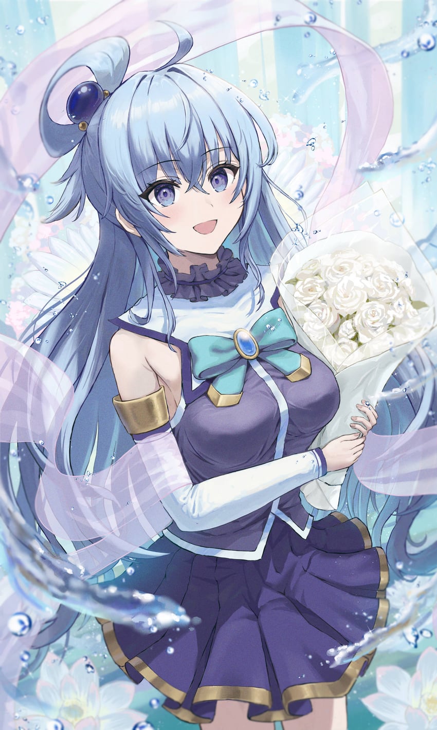 aqua (kono subarashii sekai ni shukufuku wo!) drawn by isome