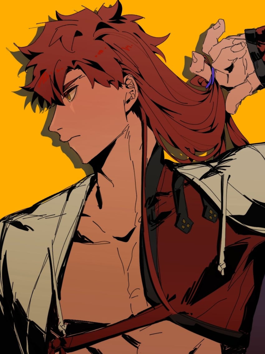 emiya shirou and senji muramasa (fate and 1 more) drawn by si_ihic