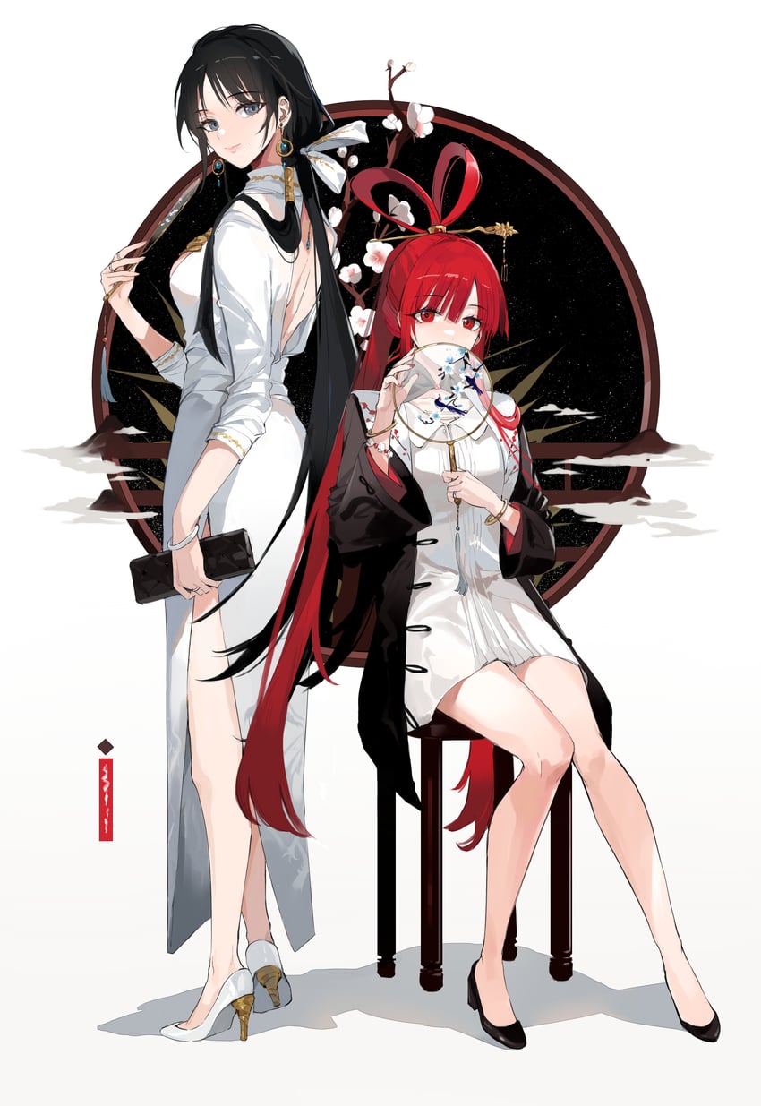 ren kougyoku and ren hakuei (magi the labyrinth of magic) drawn by meng_ziya