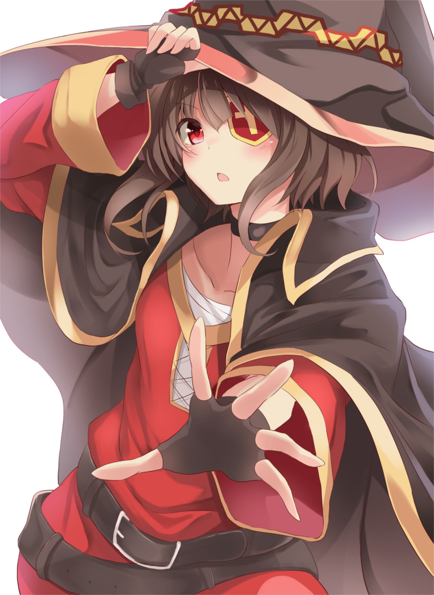 megumin (kono subarashii sekai ni shukufuku wo!) drawn by fuu_(fuore)