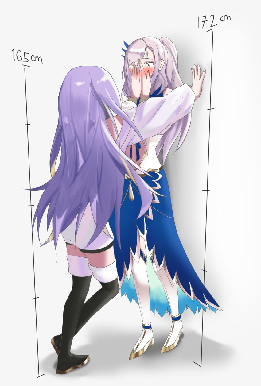 moona hoshinova and pavolia reine (hololive and 1 more) drawn by ghett0taku