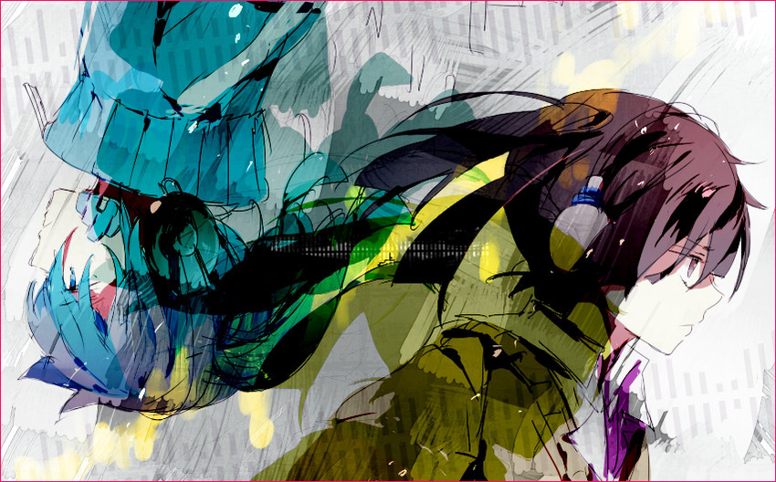ene and enomoto takane (kagerou project) drawn by sa-ka-na