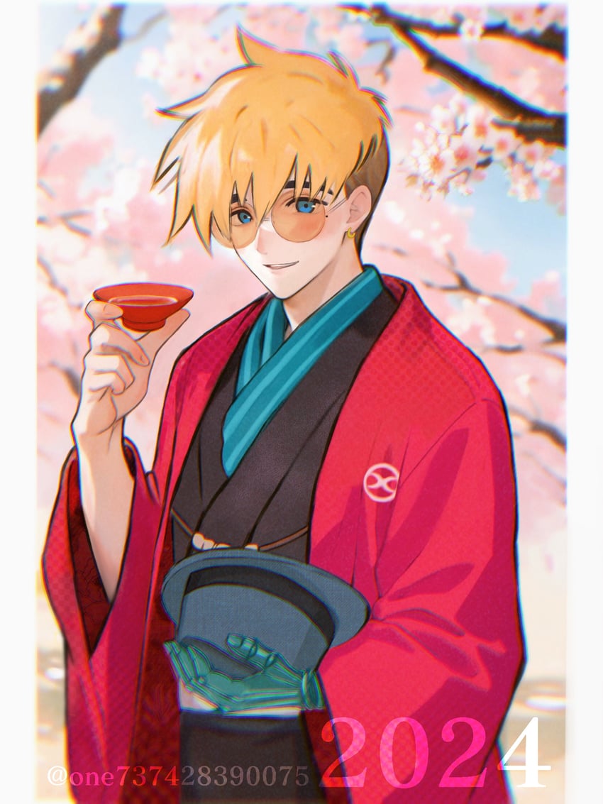 vash the stampede (trigun and 1 more) drawn by one737428390075