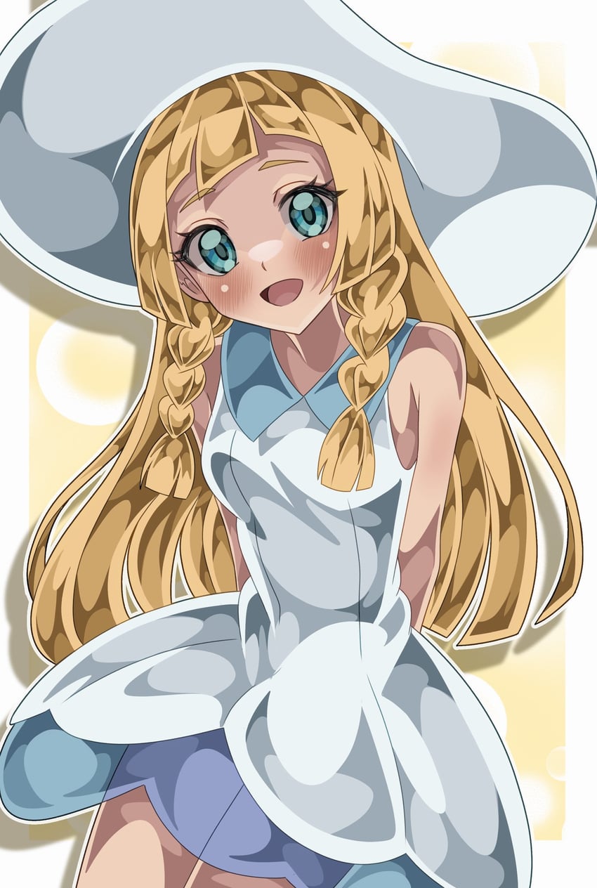 lillie (pokemon and 1 more) drawn by shiki_(kisikisi1007)