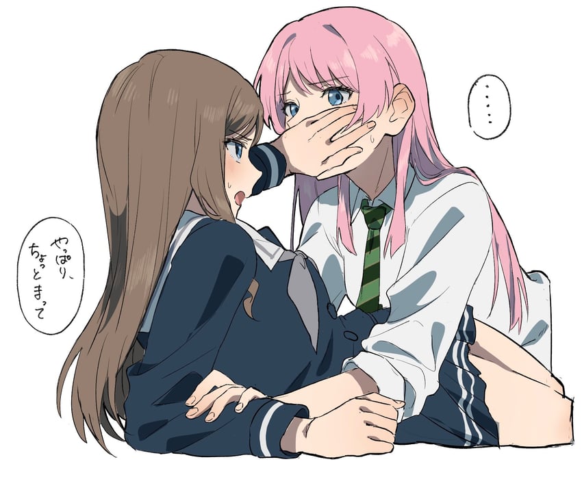 chihaya anon and nagasaki soyo (bang dream! and 1 more) drawn by kamo_(kraw3887)