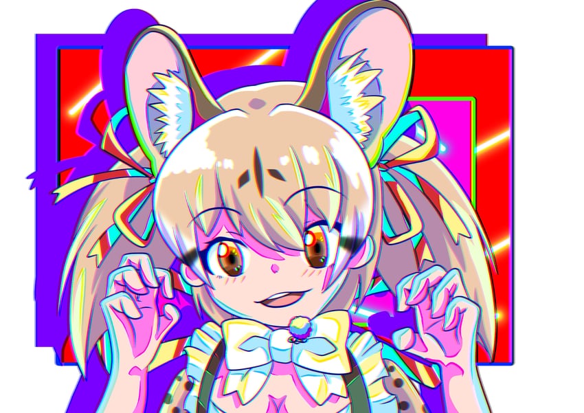 large-spotted genet (kemono friends and 1 more) drawn by tutti_tutio