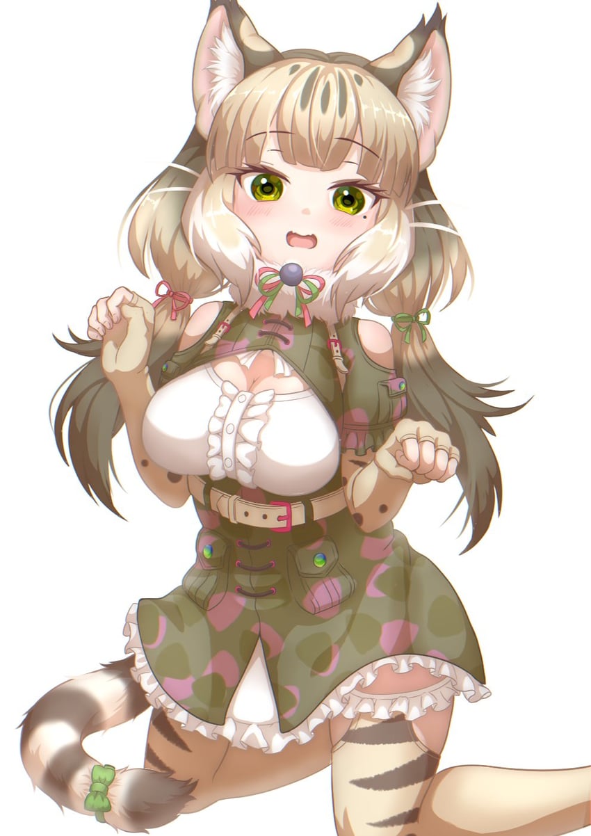 jungle cat (kemono friends and 1 more) drawn by ev_(kemomimizuku)