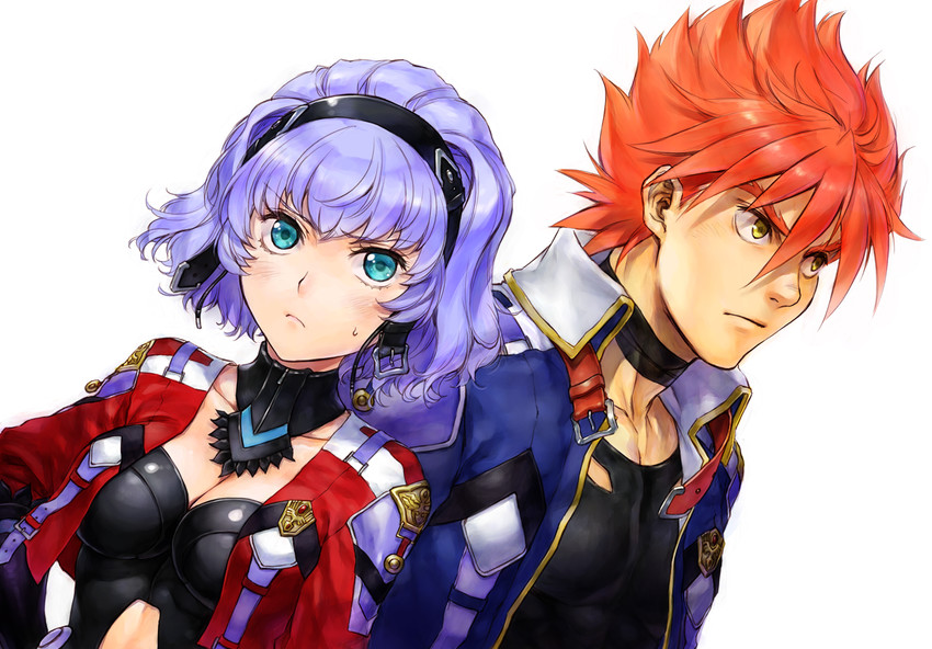 aqua centolm and hugo medio (super robot wars and 1 more) drawn by nakamura_kanko