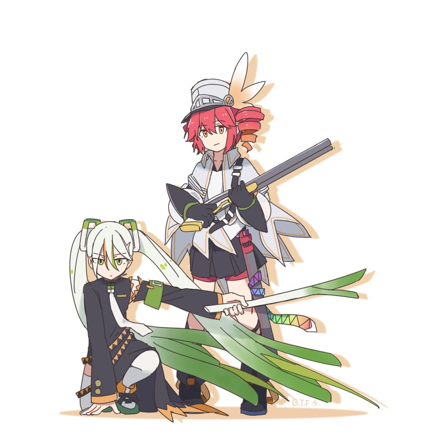 hatsune miku, kasane teto, and fighting miku (pokemon and 3 more) drawn by frontiersun