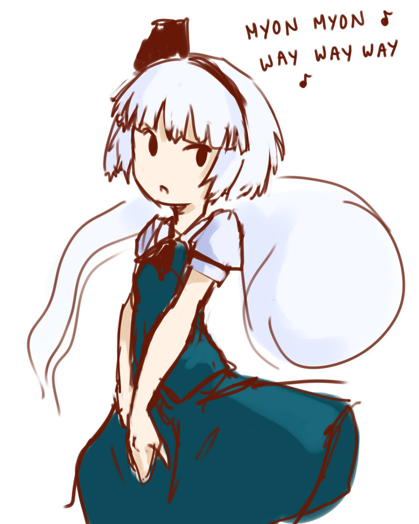 konpaku youmu (touhou and 1 more) drawn by pas_(paxiti)
