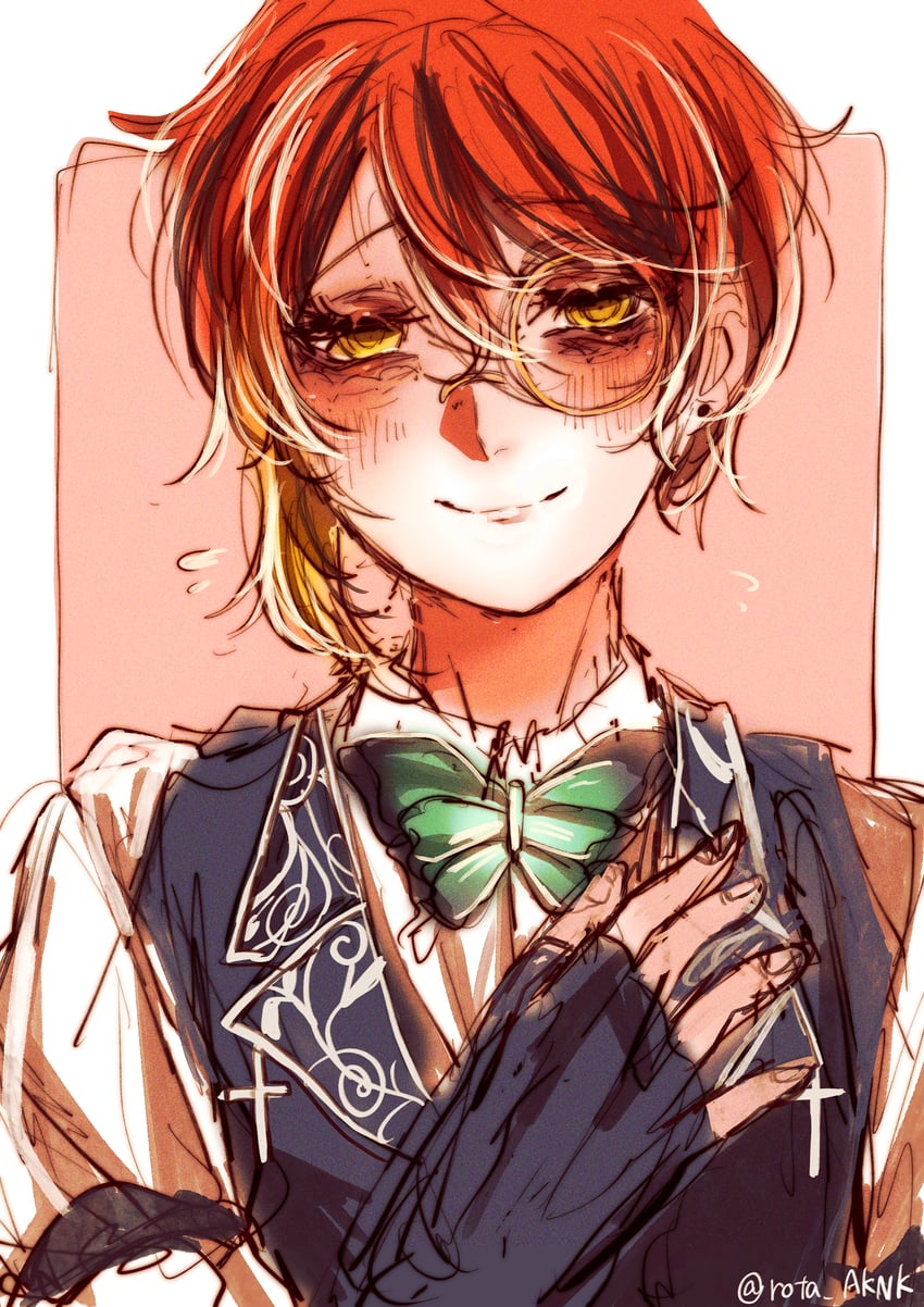 fennesz oswald (akuma shitsuji to kuroi neko) drawn by rota_aknk