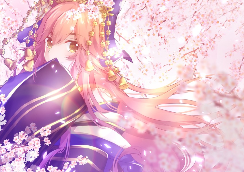tamamo and tamamo no mae (fate and 2 more) drawn by tsukioto