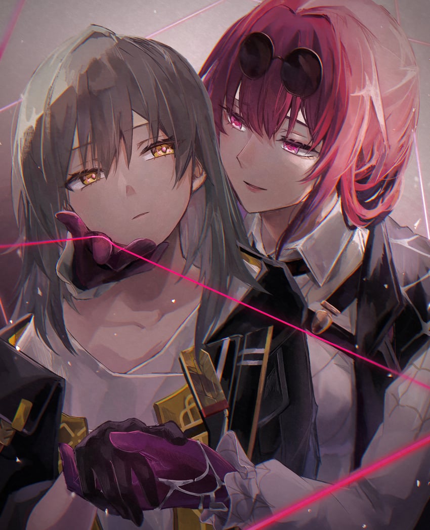 trailblazer, stelle, and kafka (honkai and 1 more) drawn by kyoukichi