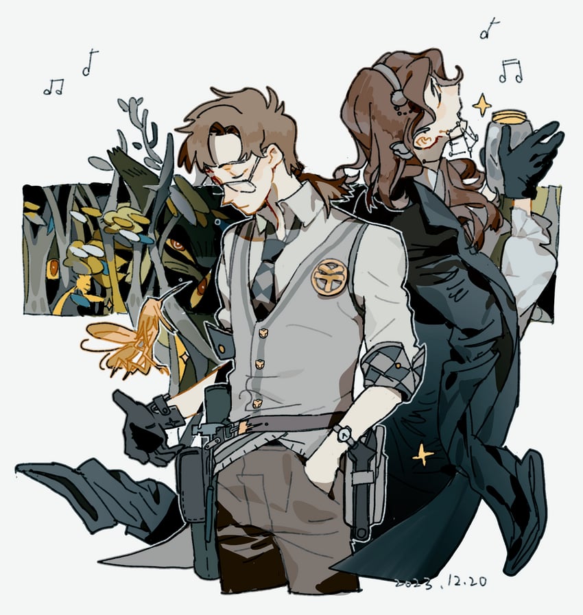 tooth fairy and horropedia (reverse:1999) drawn by wuhuarou_hao_you