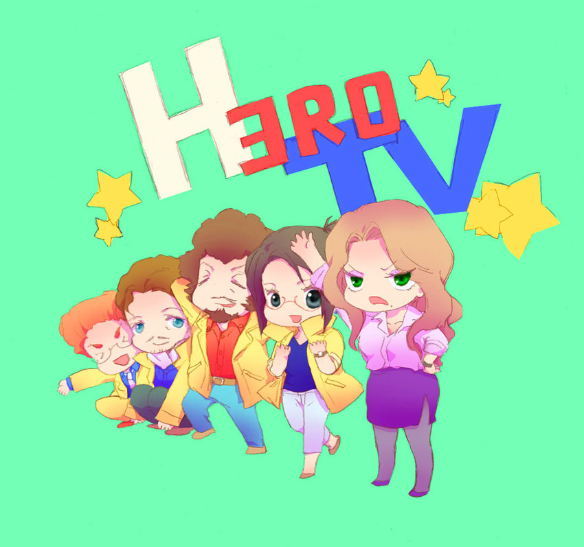 agnes joubert, cain morris, mary rose, mario, and orlando cooper (tiger & bunny) drawn by norino_moto