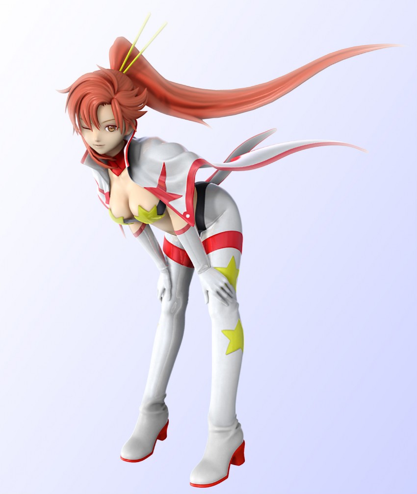 yoko littner and space yoko (tengen toppa gurren lagann) drawn by kanzeon