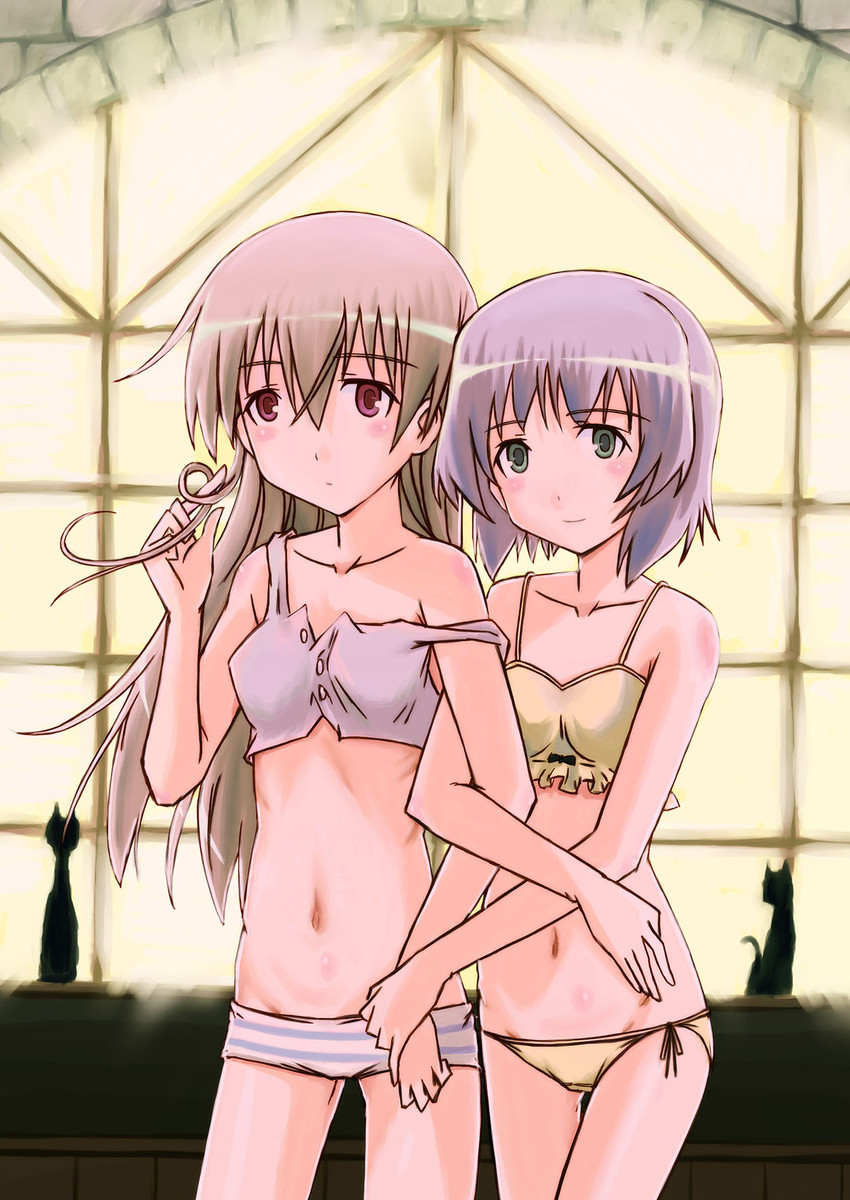 sanya v. litvyak and eila ilmatar juutilainen (world witches series and 1 more) drawn by kaji_(progress_problem)