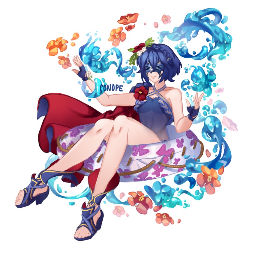 lucina and marth (fire emblem and 2 more) drawn by conope