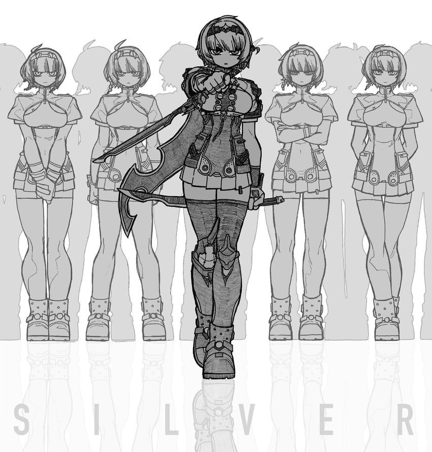 anby demara and soldier 11 (zenless zone zero) drawn by bone_nigi