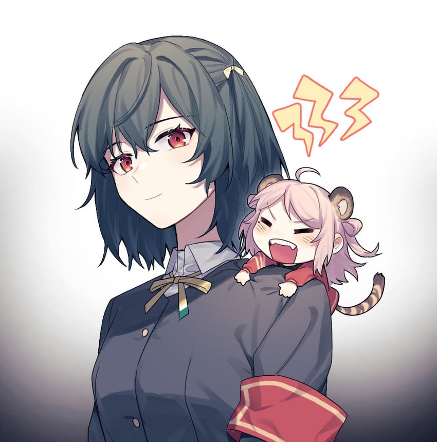 mifune shioriko and zhong lanzhu (love live! and 1 more) drawn by xunyu_(manyu)