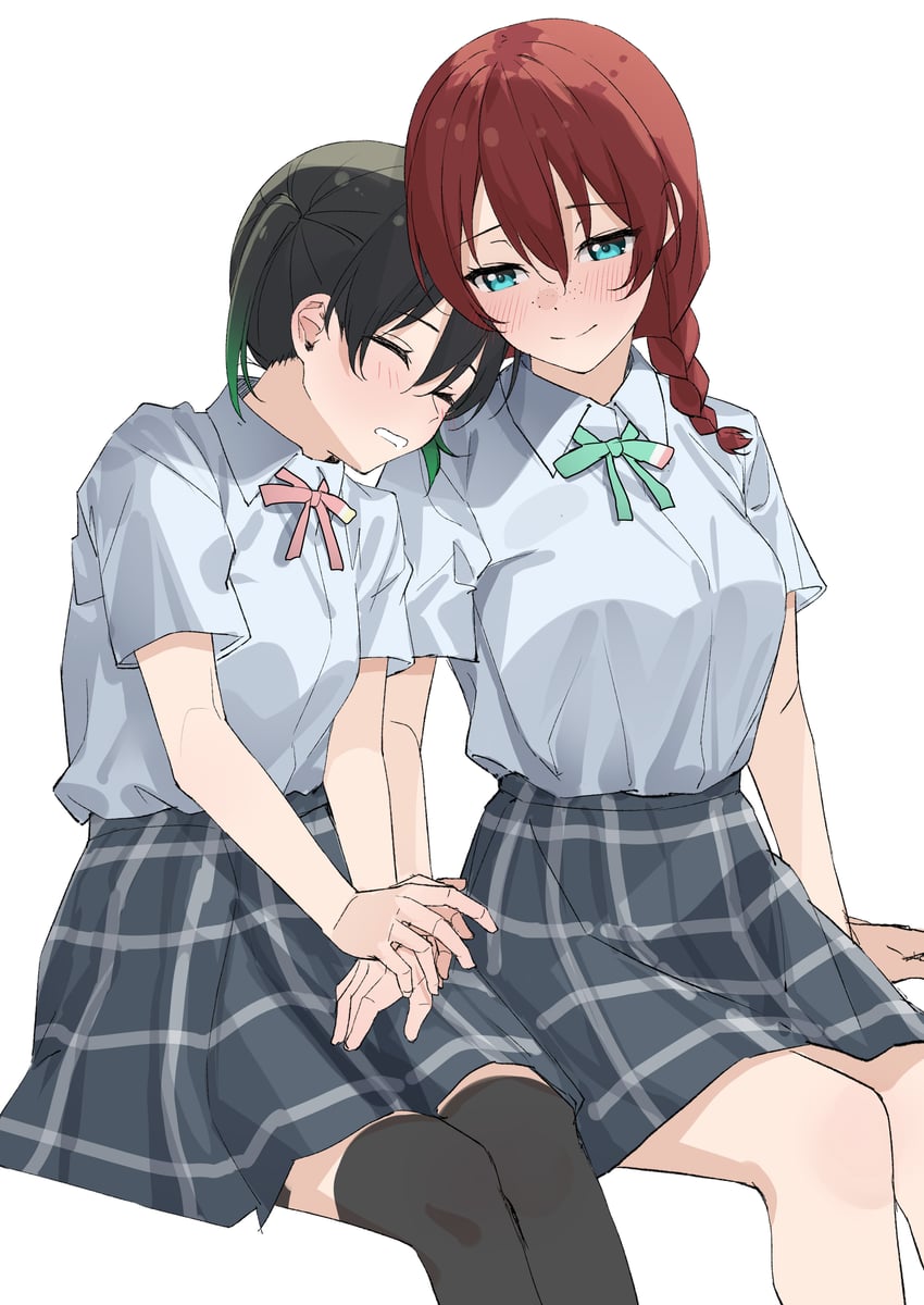 takasaki yu and emma verde (love live! and 1 more) drawn by kawai_ritsu_(rits_meg)