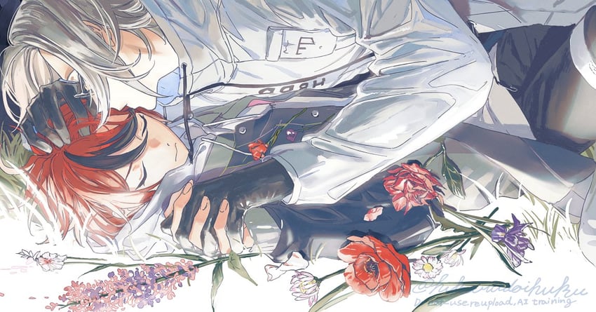 aotsuki eito and sumino takumi (the hundred line -last defense academy-) drawn by hikarudaihuku