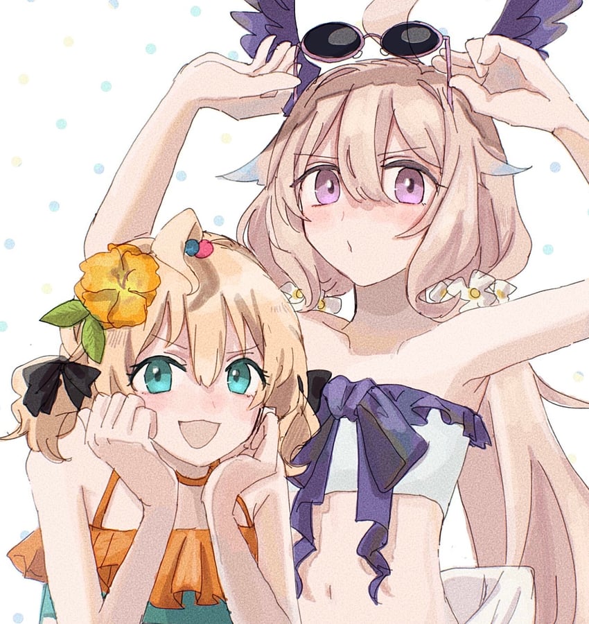 enna alouette and millie parfait (nijisanji and 1 more) drawn by momo_(mmym_3)