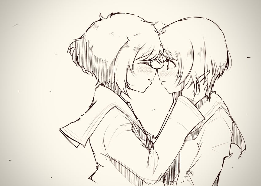 nishizumi miho and akiyama yukari (girls und panzer) drawn by katsuragi_(webmaster909)
