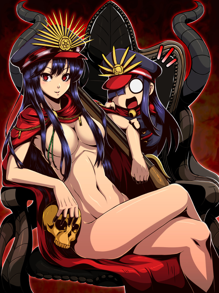 oda nobunaga and mini nobu (fate and 1 more) drawn by taru_neko