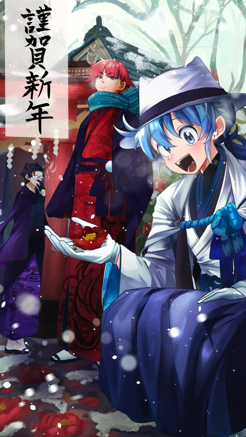 suzuki iruma, naberius kalego, and opera (mairimashita! iruma-kun) drawn by oniyurusan03