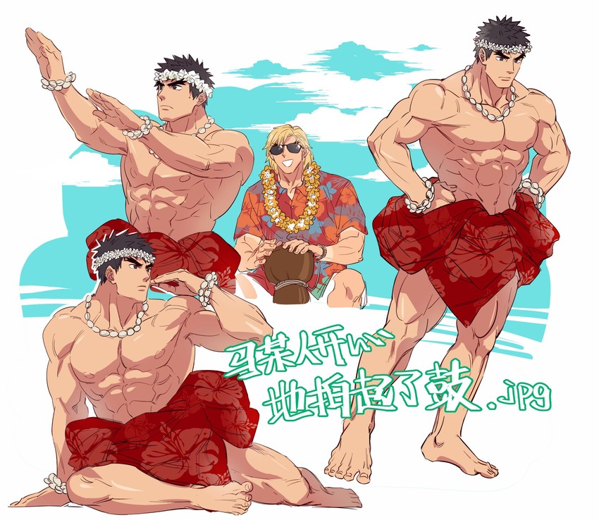 ryu and ken masters (street fighter and 1 more) drawn by yuiofire