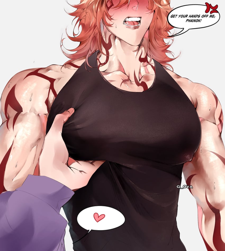 phainon and mydei (honkai and 1 more) drawn by g_0va