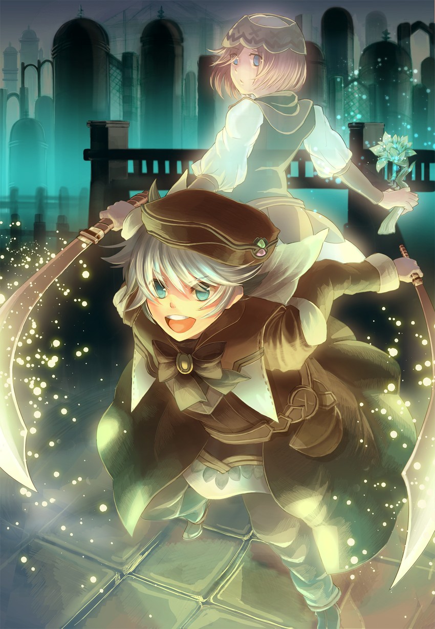 azel and sonia (rune factory and 1 more) drawn by ta-to_(sprout)