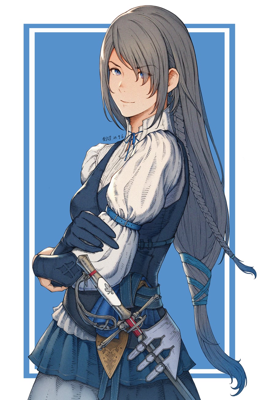 jill warrick (final fantasy and 2 more) drawn by dao_qie
