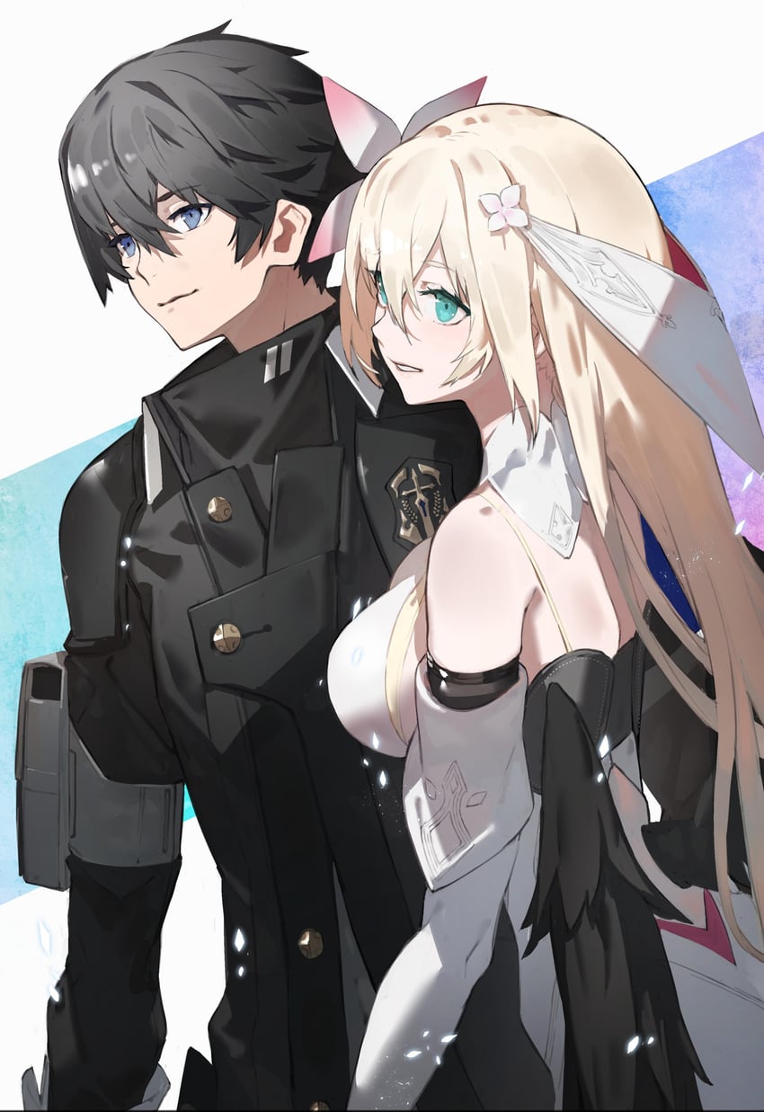 rinne and kai sakura vento (naze boku no sekai wo daremo oboeteinai no ka?) drawn by neco