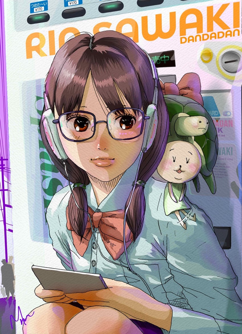 sawaki rin and kawabanga mai (dandadan) drawn by d_design_oku