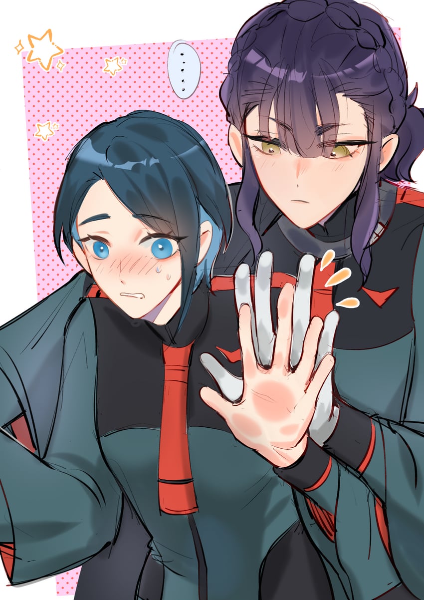 nika nanaura and sabina fardin (gundam and 1 more) drawn by maybecrosswise