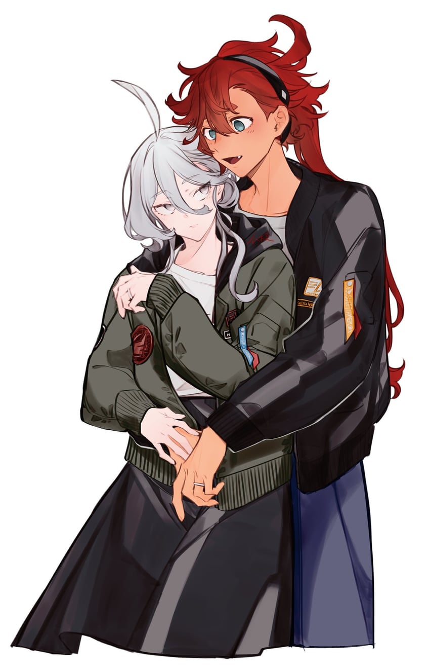 suletta mercury and miorine rembran (gundam and 1 more) drawn by zhuotian