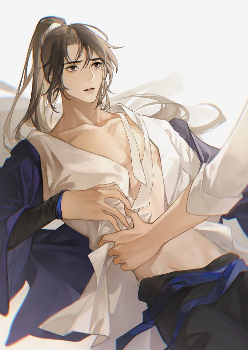 yan zhengming and cheng qian (liu yao) drawn by mingtiantian