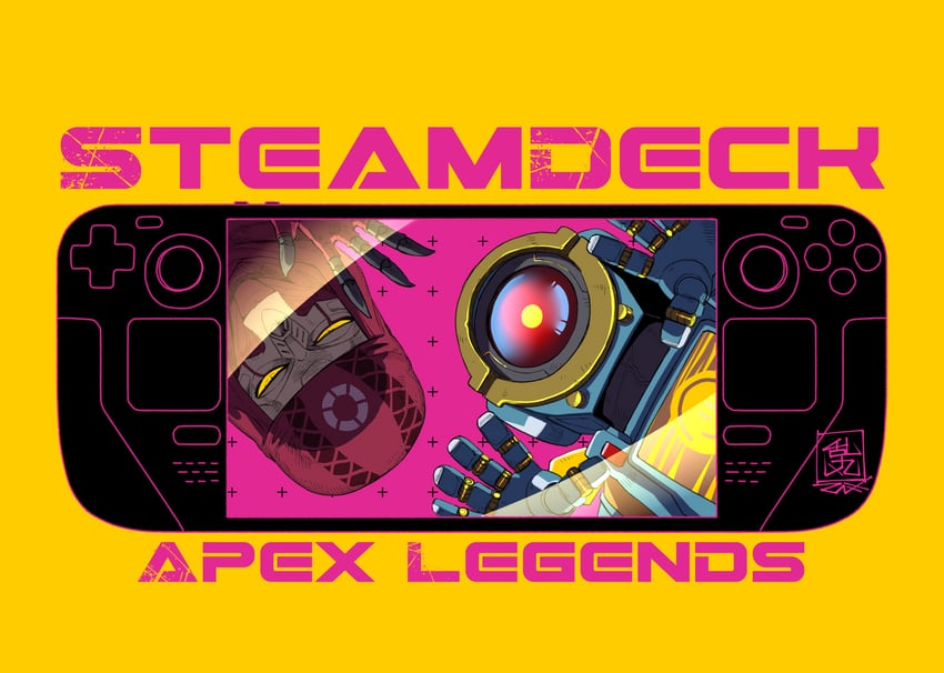 revenant, pathfinder, and classic revenant (apex legends) drawn by makaron